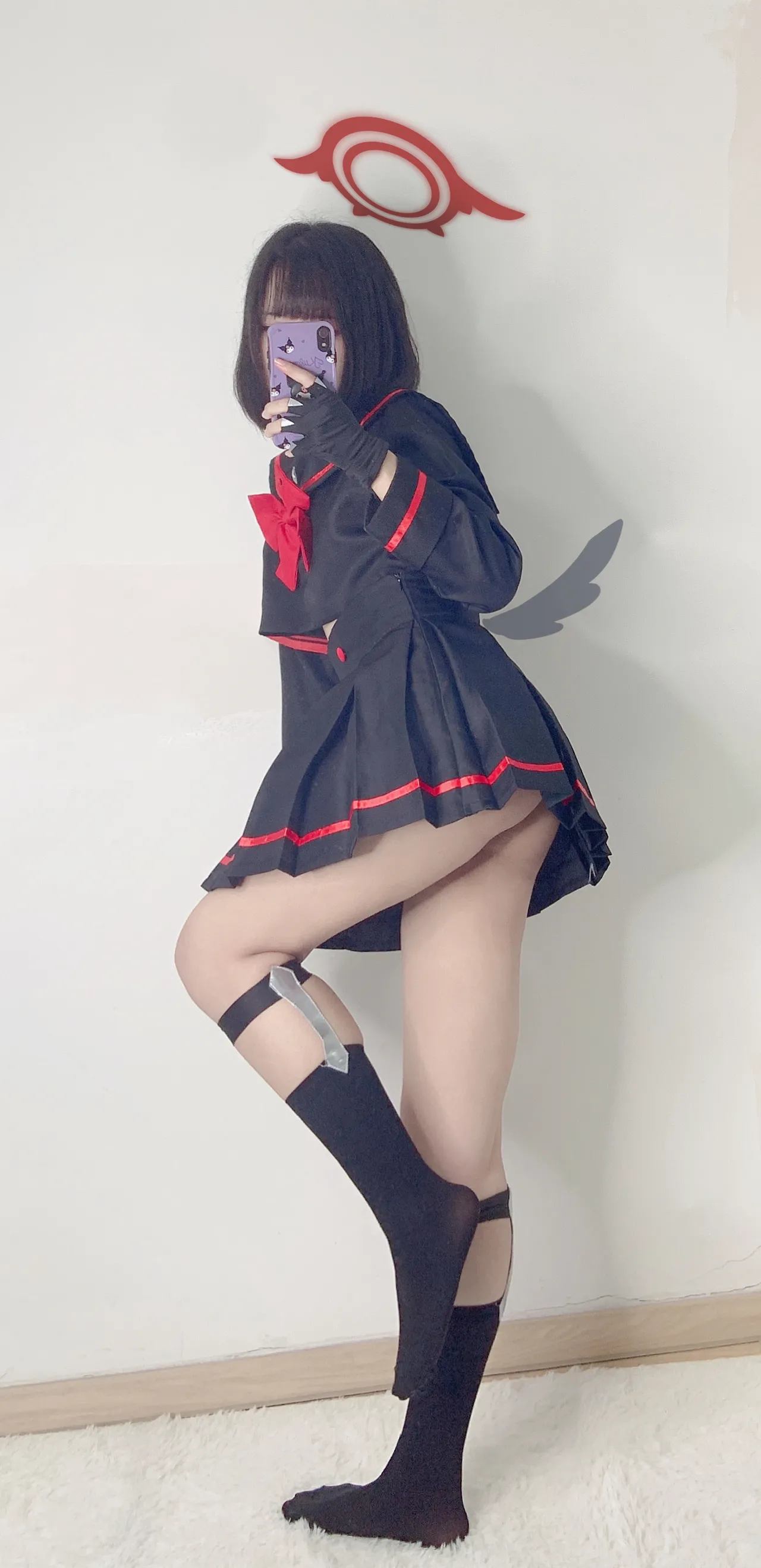 lunananya - 蔚蓝档案 静山真白（+自拍）-erohere24.webp