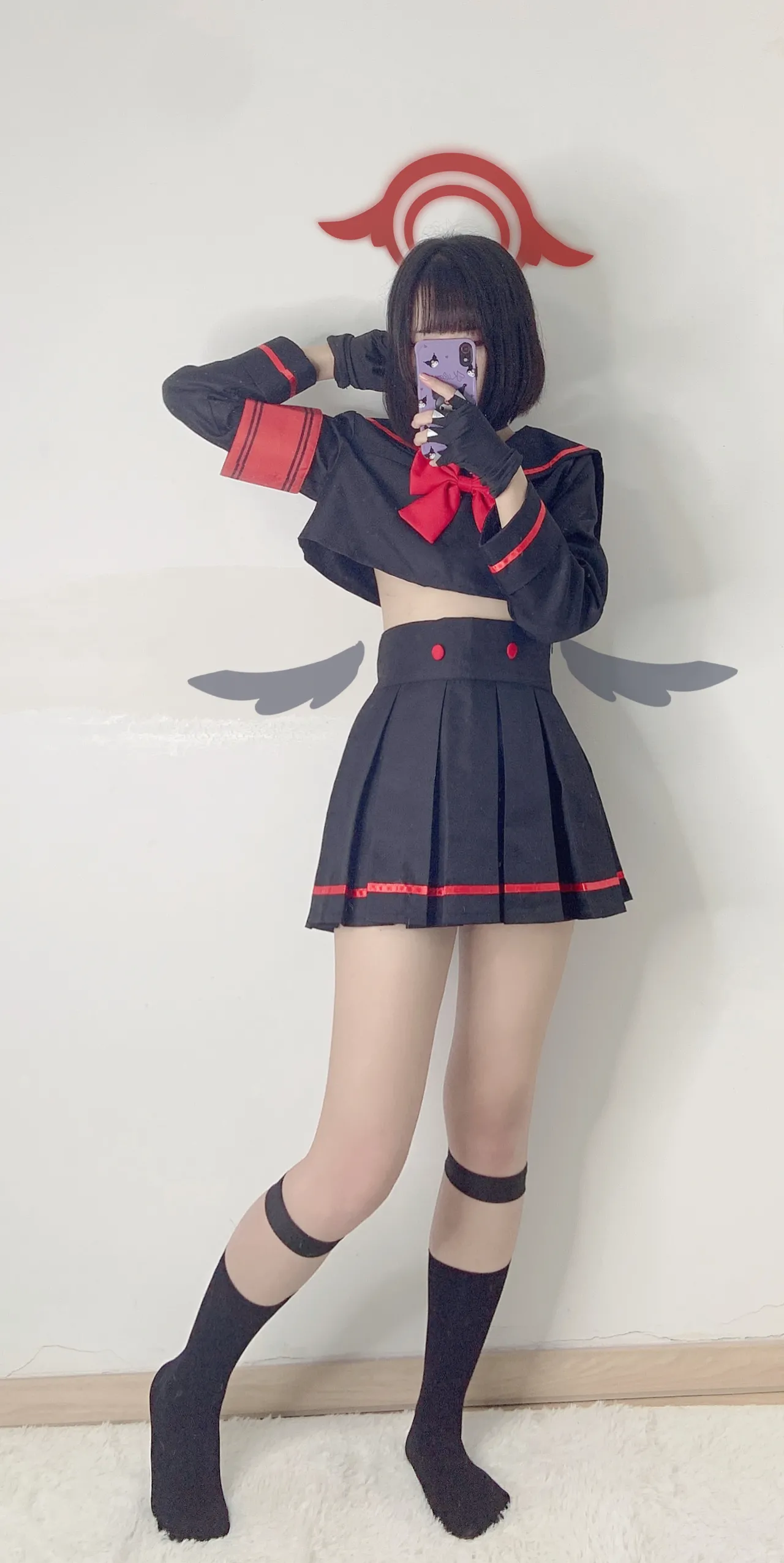 lunananya - 蔚蓝档案 静山真白（+自拍）-erohere26.webp