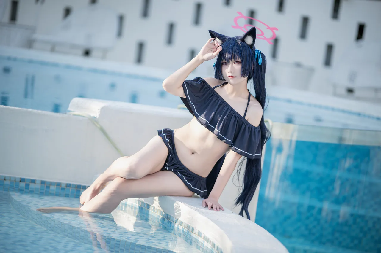 lunananya - 蔚蓝档案 黑见芹香 泳装-erohere3.webp