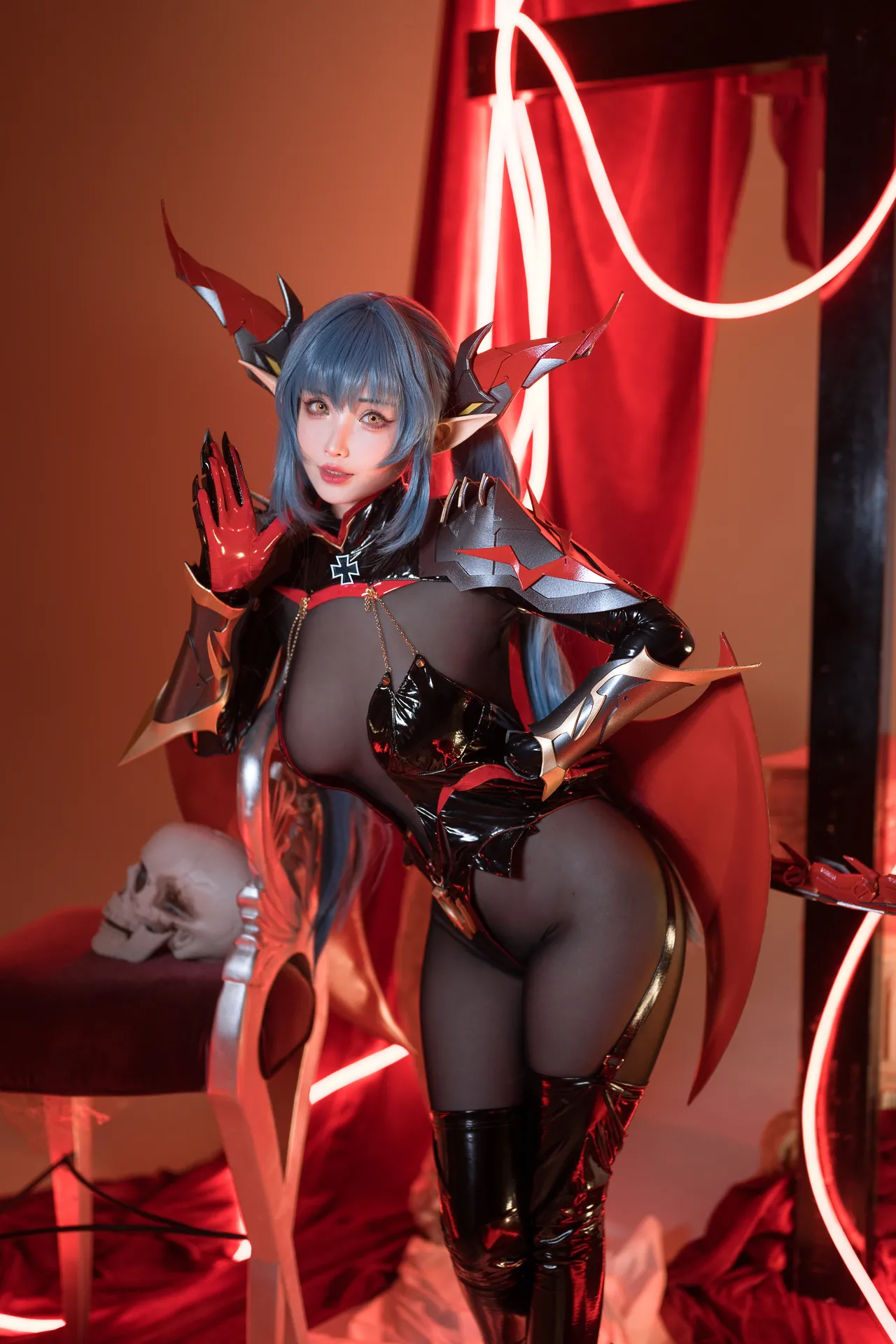 rioko凉凉子 Regensburg Default + Swimsuit Dark Dragon, Brilliant Beach-erohere7.webp